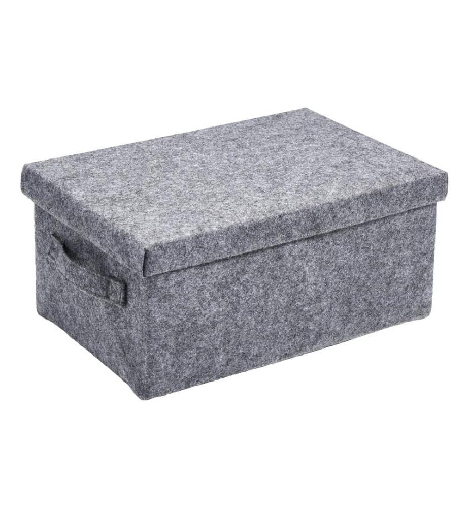 diaqua® - Aufbewahrungsbox Stone 31 x 21 x 14 cm, Grau
