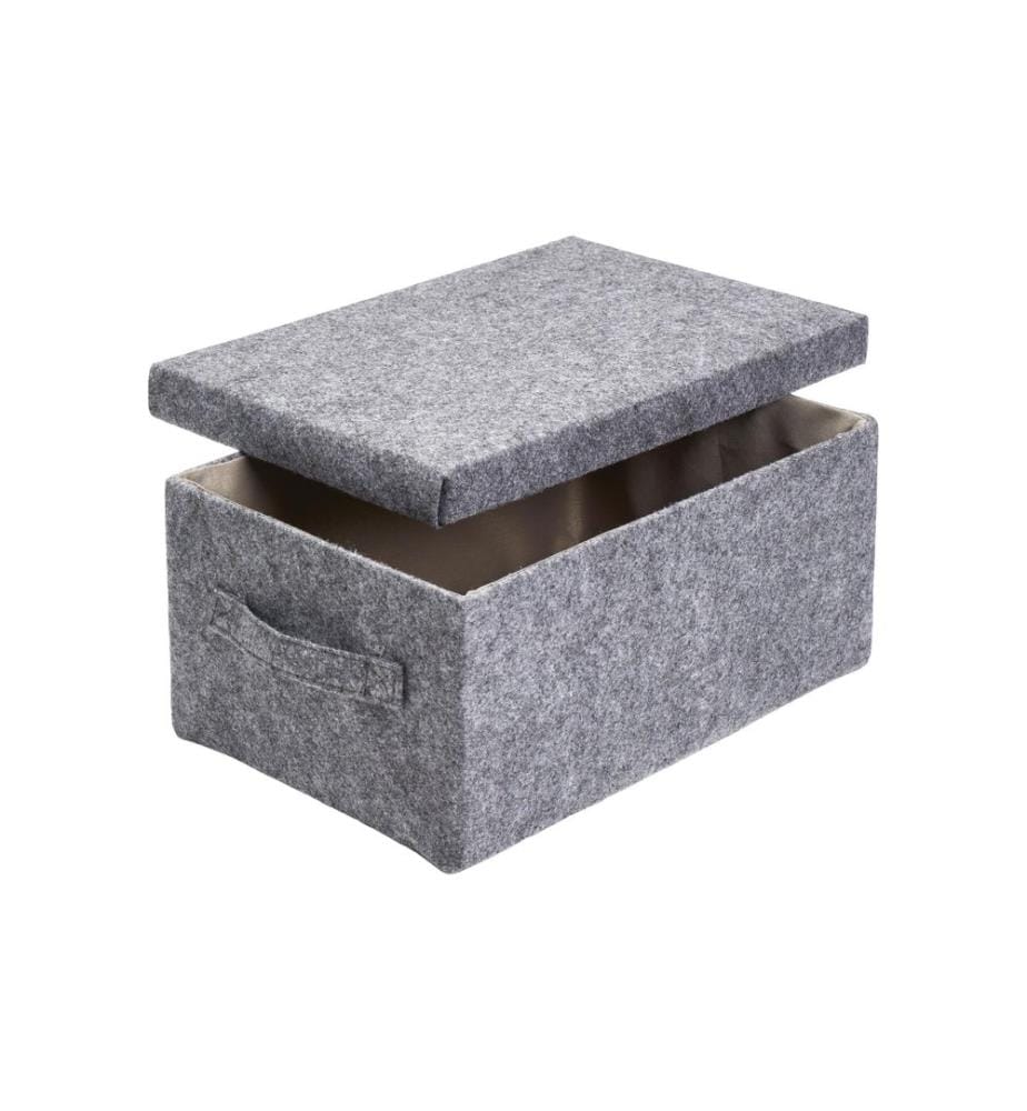 diaqua® - Aufbewahrungsbox Stone 31 x 21 x 14 cm, Grau