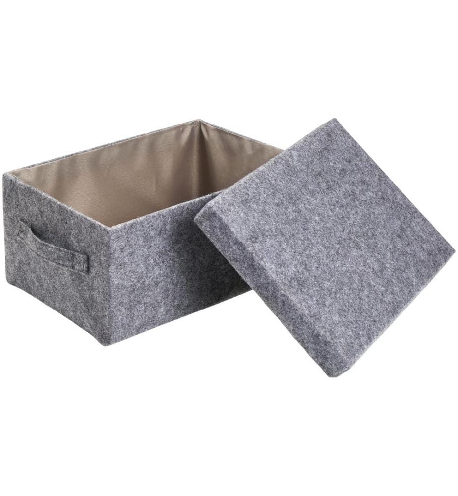 diaqua® - Aufbewahrungsbox Stone 31 x 21 x 14 cm, Grau