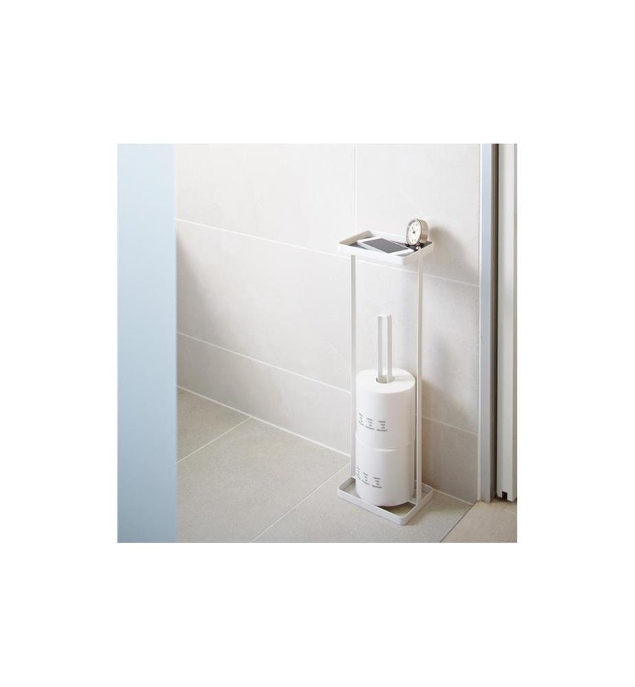 YAMAZAKI - Toilettenpapierhalter Tower Weiss