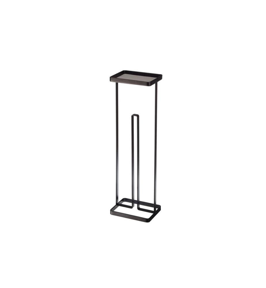 YAMAZAKI - Toilettenpapierhalter Tower Schwarz