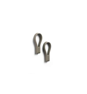 ZONE DENMARK - Handtuchhalter Loop 2 Stück, Taupe