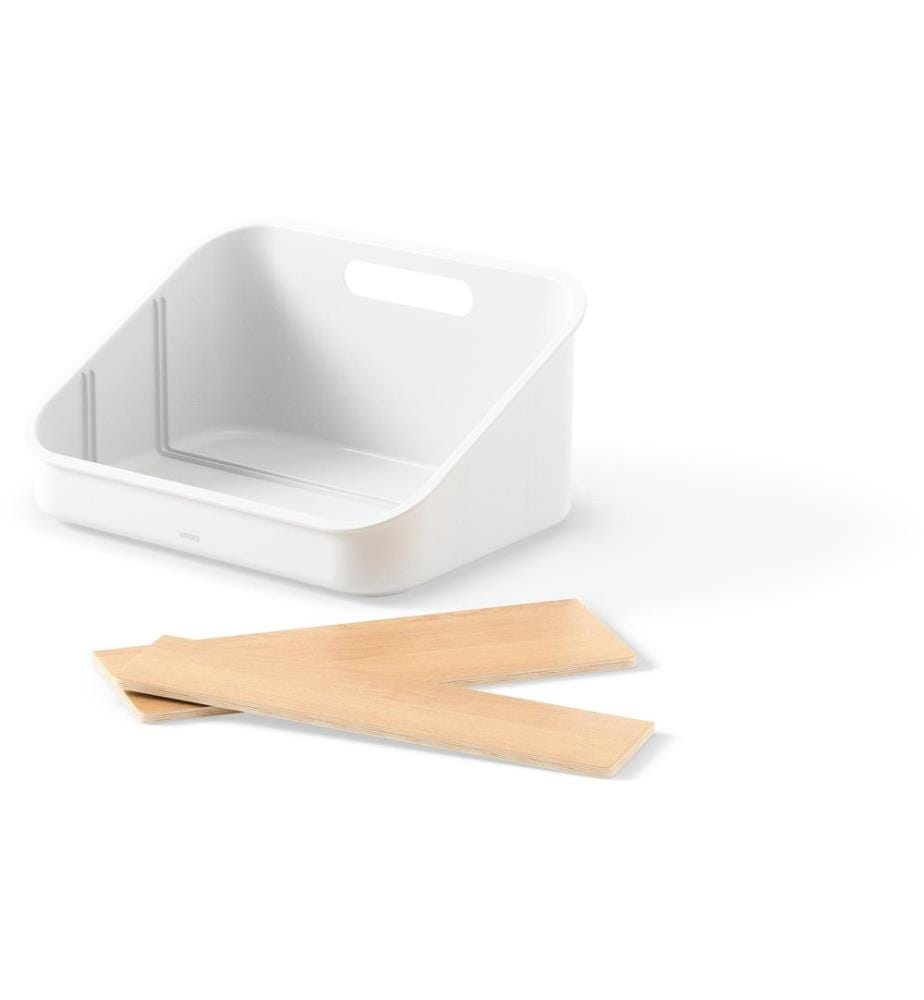 UMBRA - Aufbewahrungsbox Bellwood Nature/Weiss