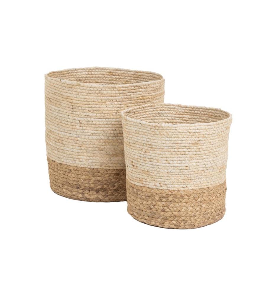 COCON - Panier de rangement Beige/Marron, 29 x 25 cm