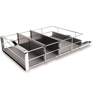 SIMPLEHUMAN - Organisateur 35 x 50,8 cm, Gris/Argenté