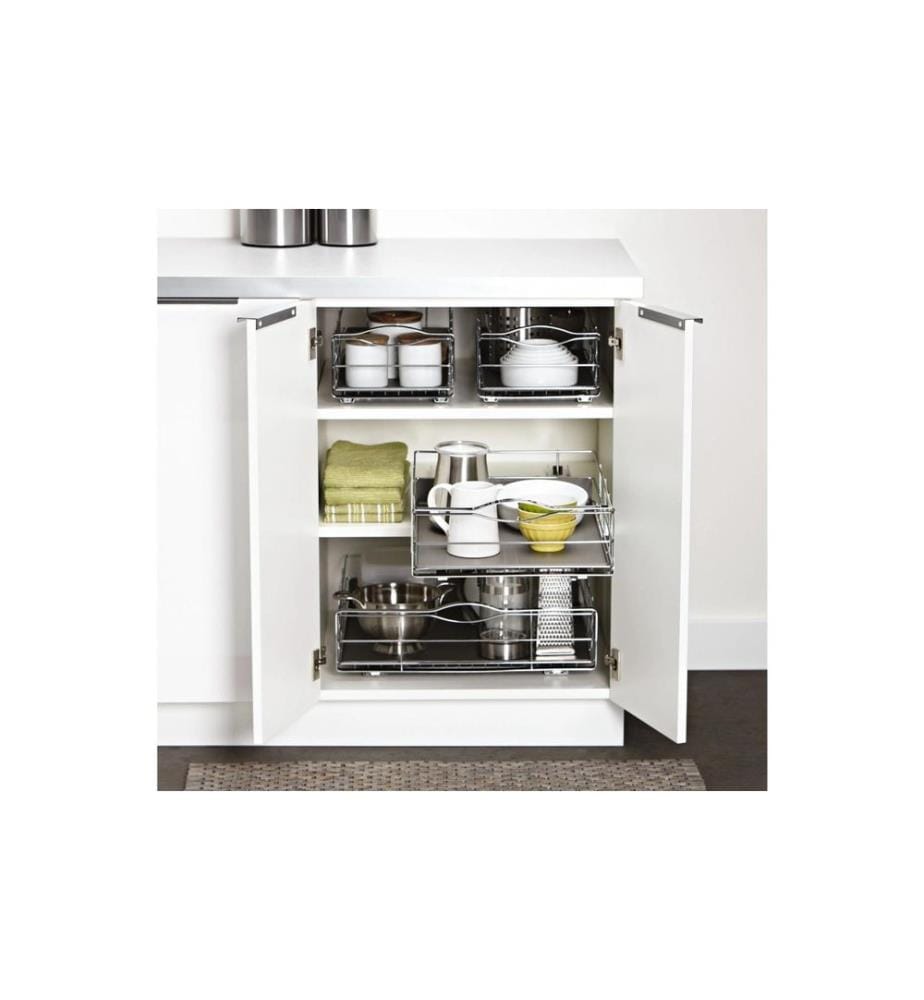 SIMPLEHUMAN - Organisateur 35 x 50,8 cm, Gris/Argenté