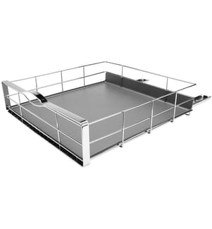 SIMPLEHUMAN - Organisateur 50,2 x 50,8 cm, Gris/Argenté
