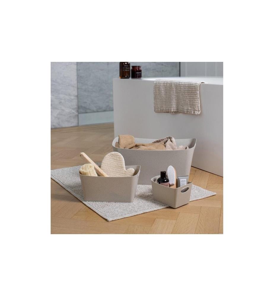 KOZIOL - Aufbewahrungskorb Boxxx L, Sand, 15 l