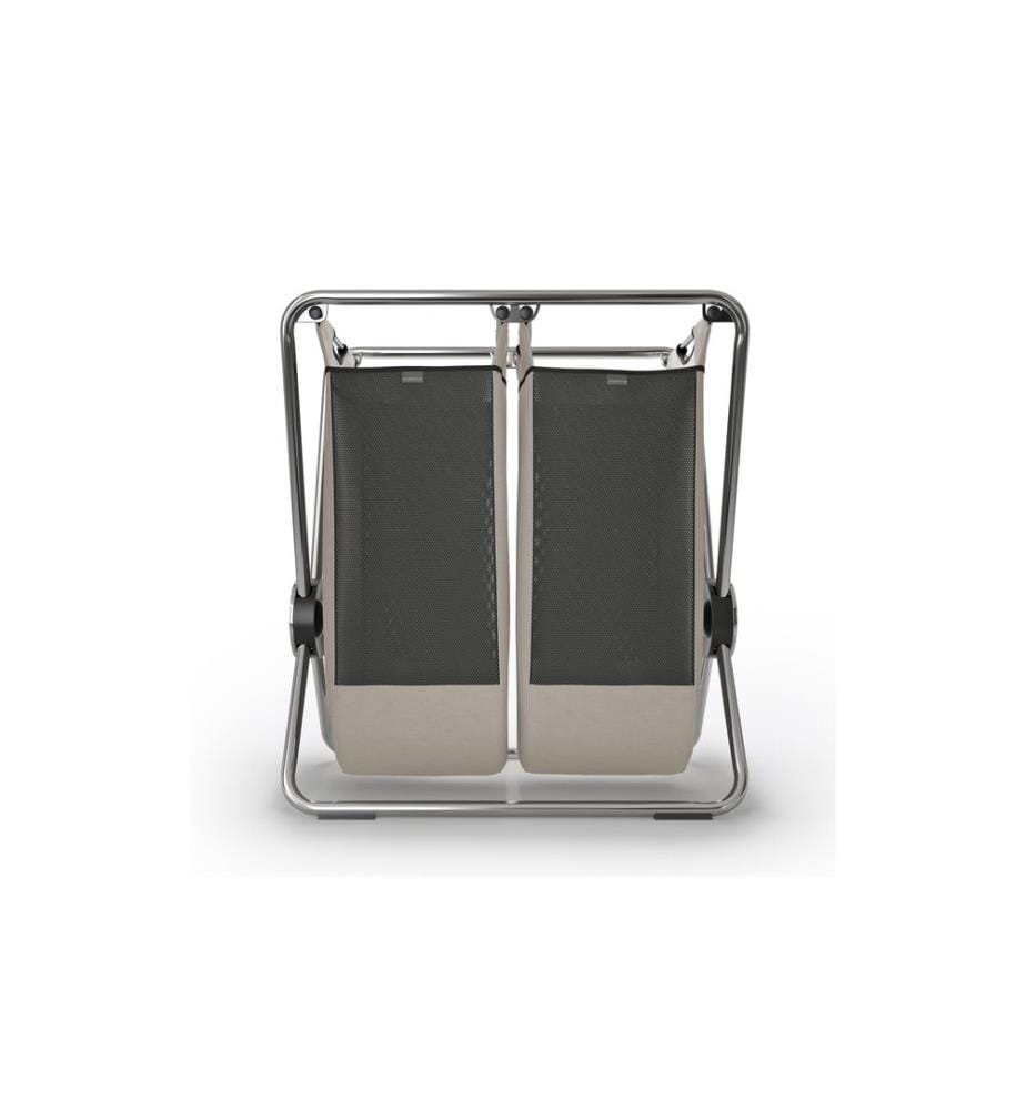 SIMPLEHUMAN - Wäschekorb  mit x-Rahmen 2 x 70 l, Beige