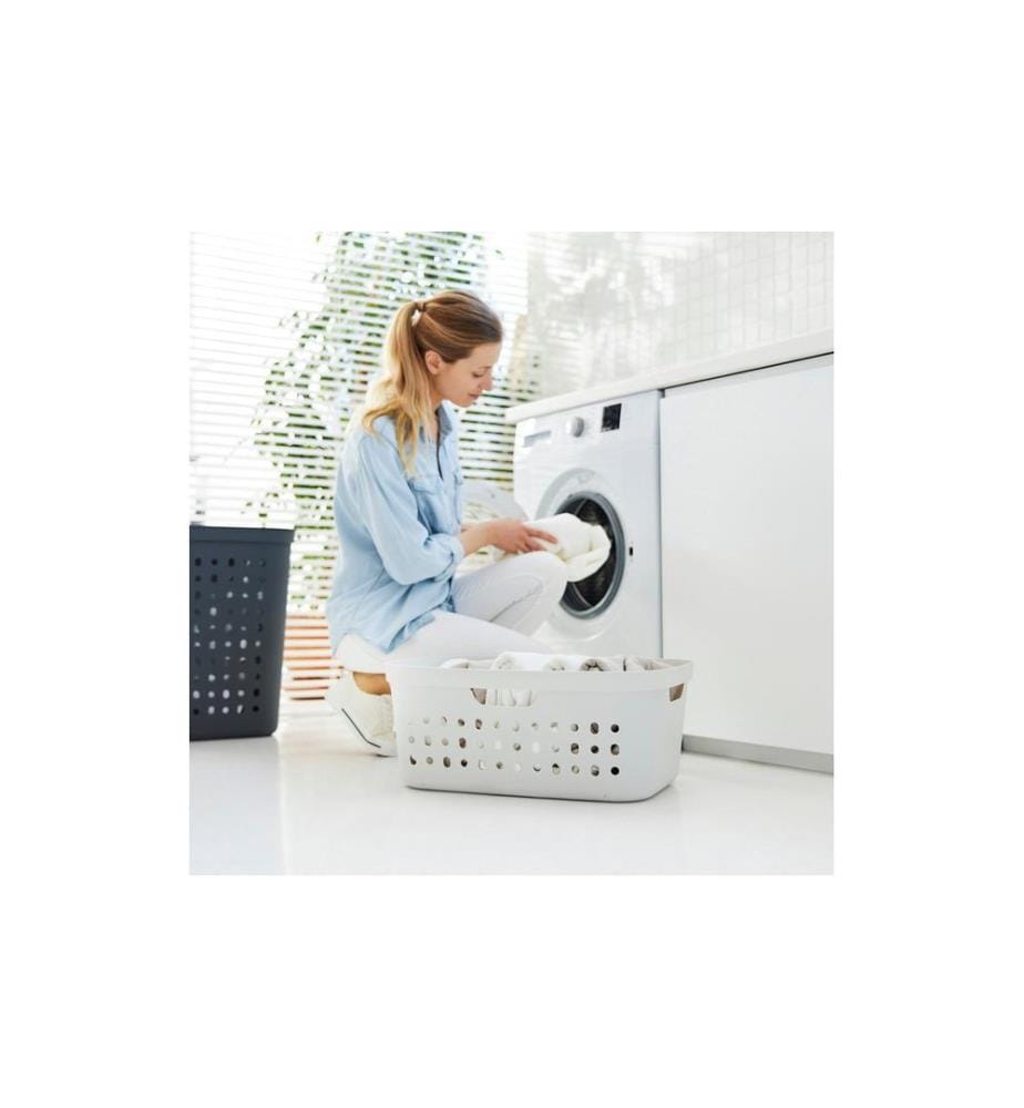 ROTHO - Wäschekorb  Jona 39 l, Weiss