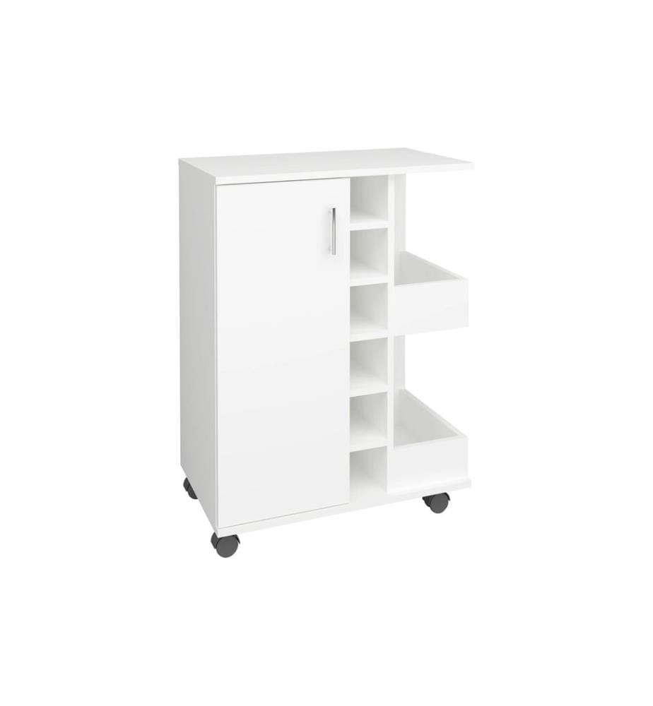 VCM - Chariot de cuisine Esilo M 63 x 85 x 40 cm, Blanc