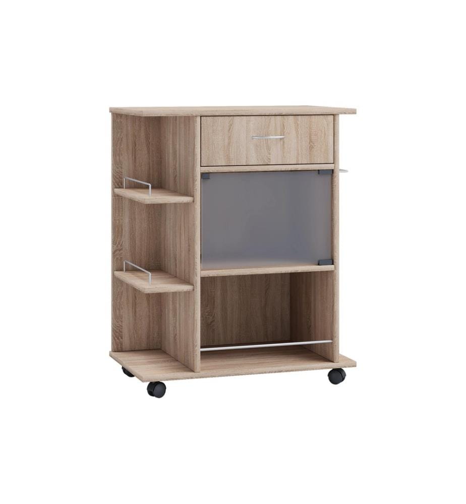 VCM - Küchenwagen Pocis 65 x 80 x 39 cm, Sonoma-Eiche