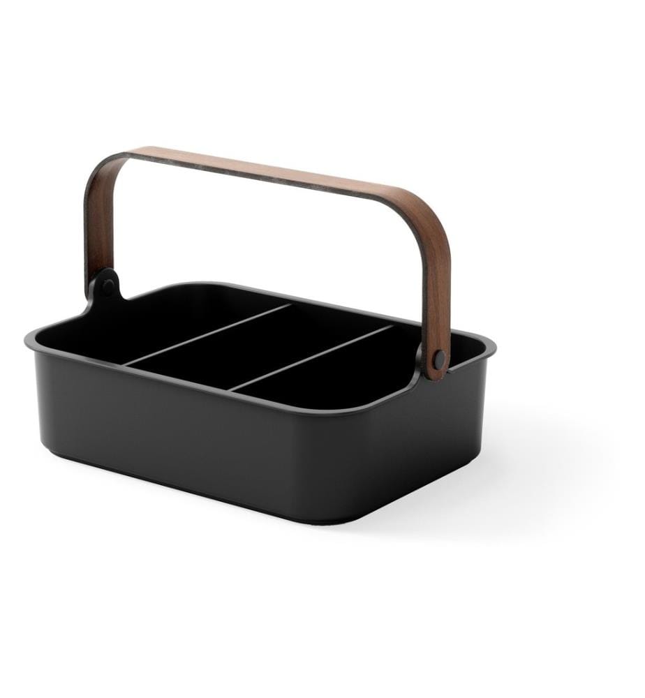 UMBRA - Aufbewahrungsbox Bellwood 35 x 26 x 13 cm, Braun/Schwarz