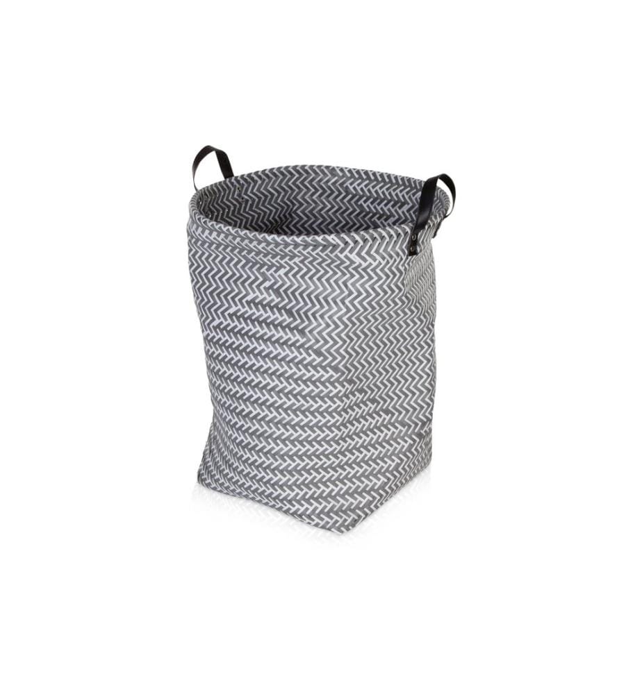 MÖVE - Wäschesammler Weave 80 l, Grau