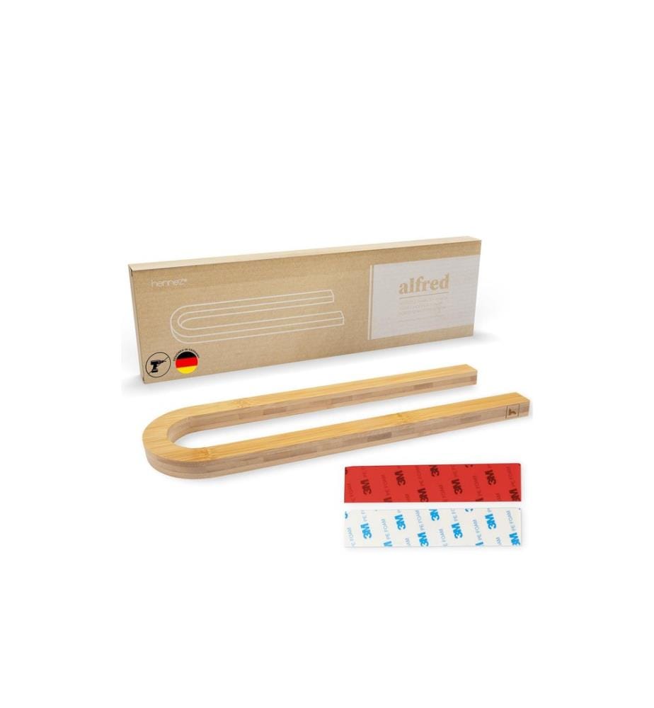 Hennez - Handtuchhalter Alfred 35 x 10 cm, Natural
