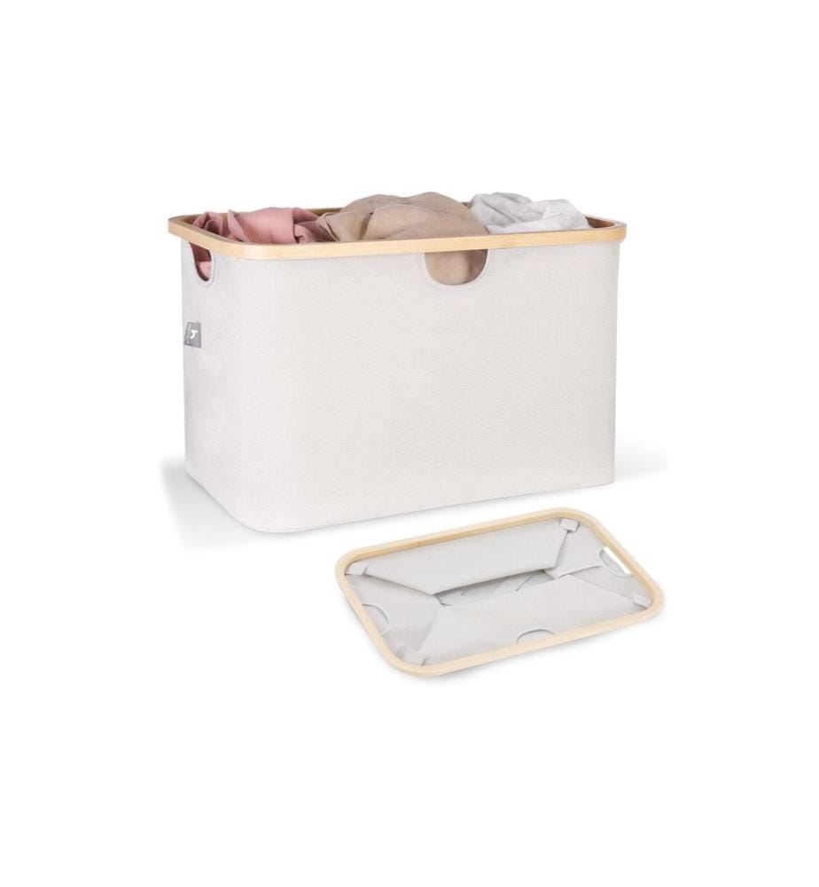 Hennez - Wäschekorb  Adrian 60 l, Beige/Nature