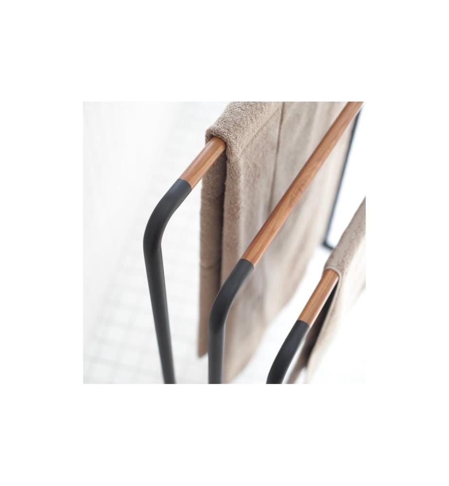 YAMAZAKI - Porte-serviette Plain Noir