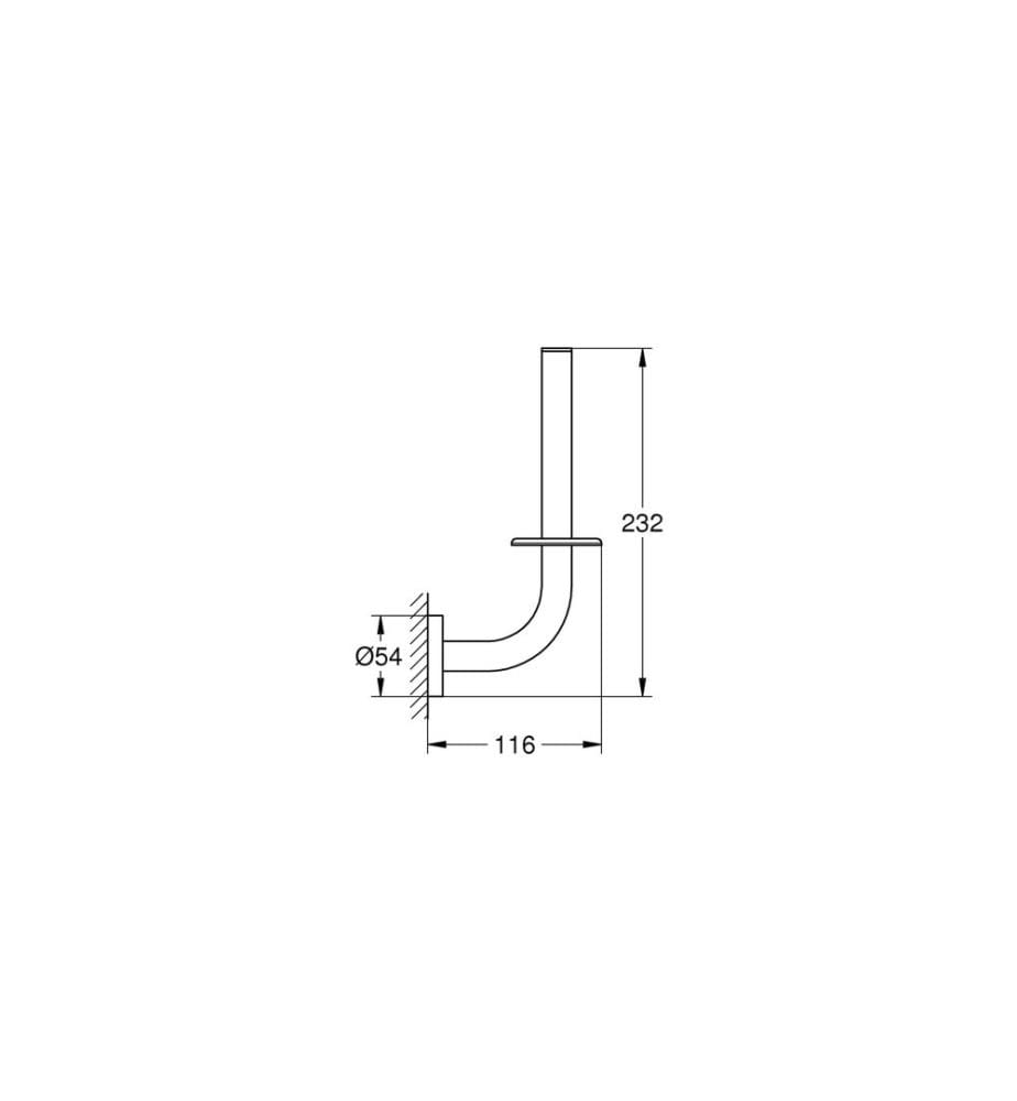 GROHE - Toilettenpapierhalter Essentials Chrom