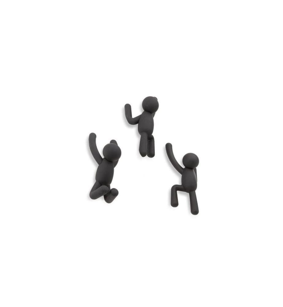 UMBRA - Wandhaken Buddy Schwarz, Kunststoff