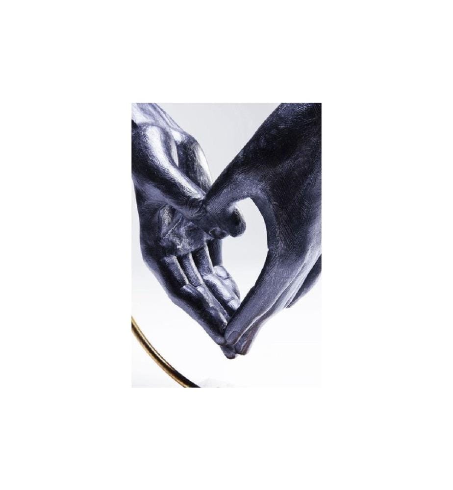 Kare Dekofigur Elements Heart Hand Polyresin