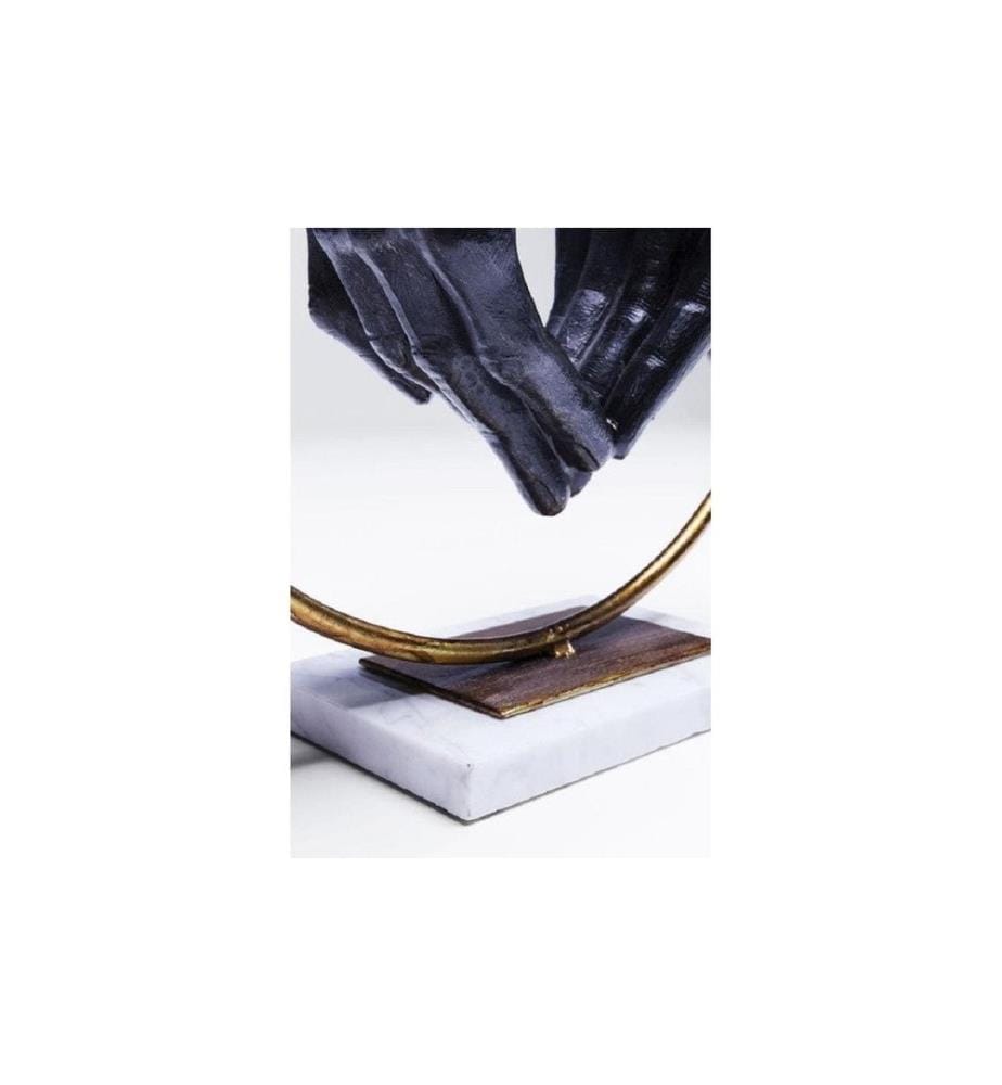 Kare Dekofigur Elements Heart Hand Polyresin