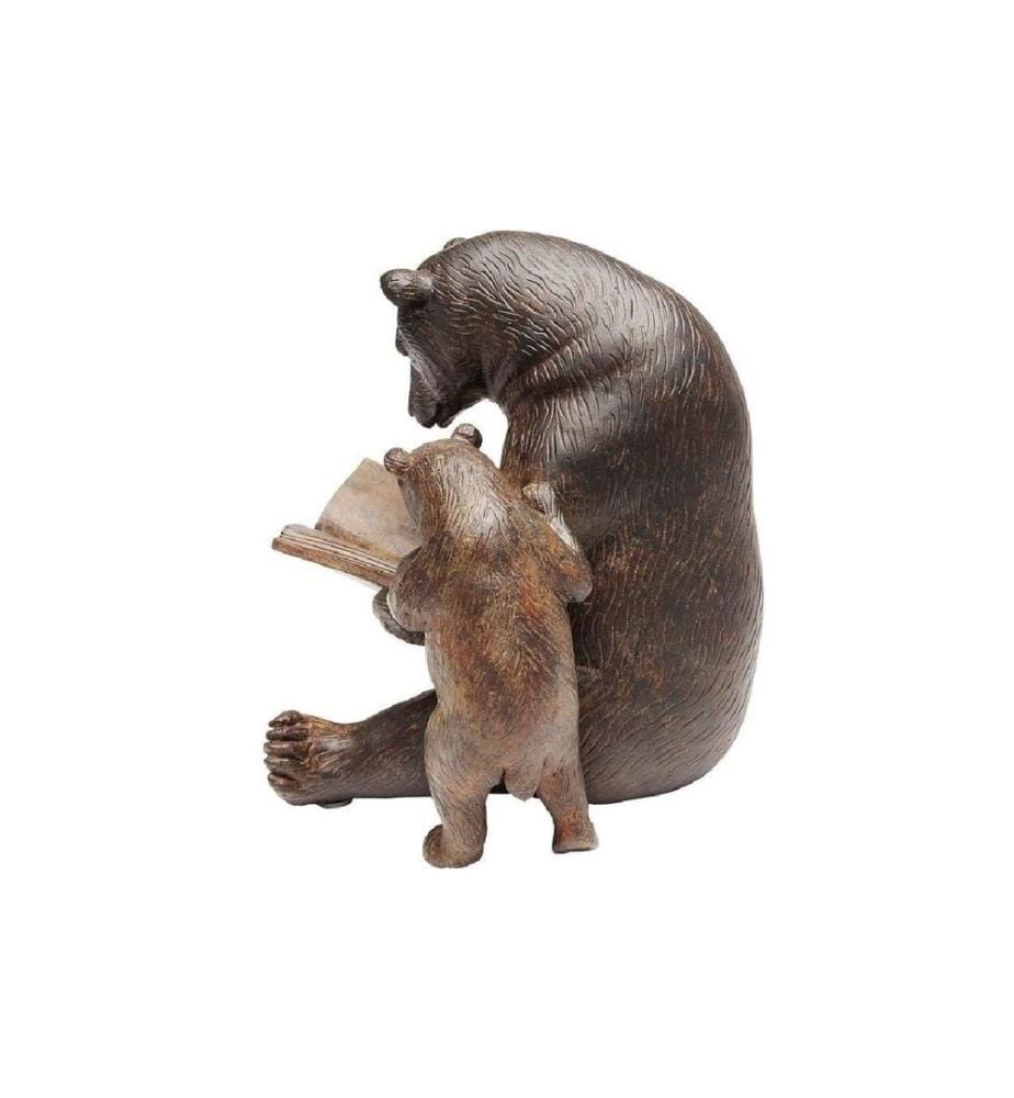 Kare Dekofigur Reading Bears Braun