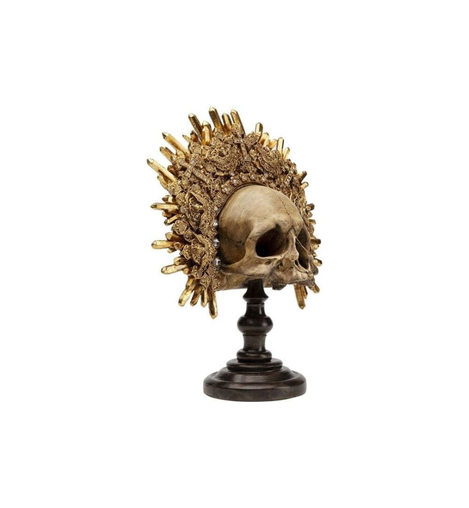 Kare Dekofigur King Skull Gold