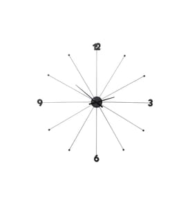 Kare Wanduhr Like Umbrella, Black