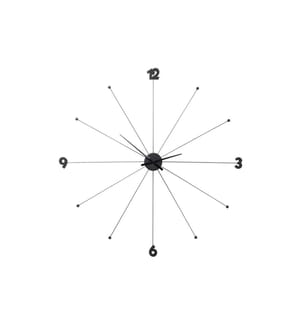Kare Wanduhr Like Umbrella, Black