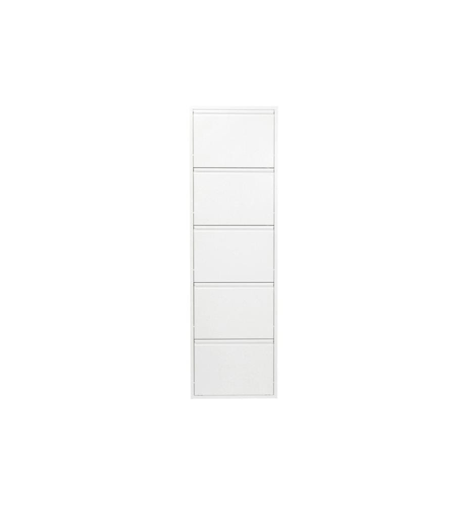Kare Mobiletto portascale Caruso 5 posti, 50 x 170 cm, bianco