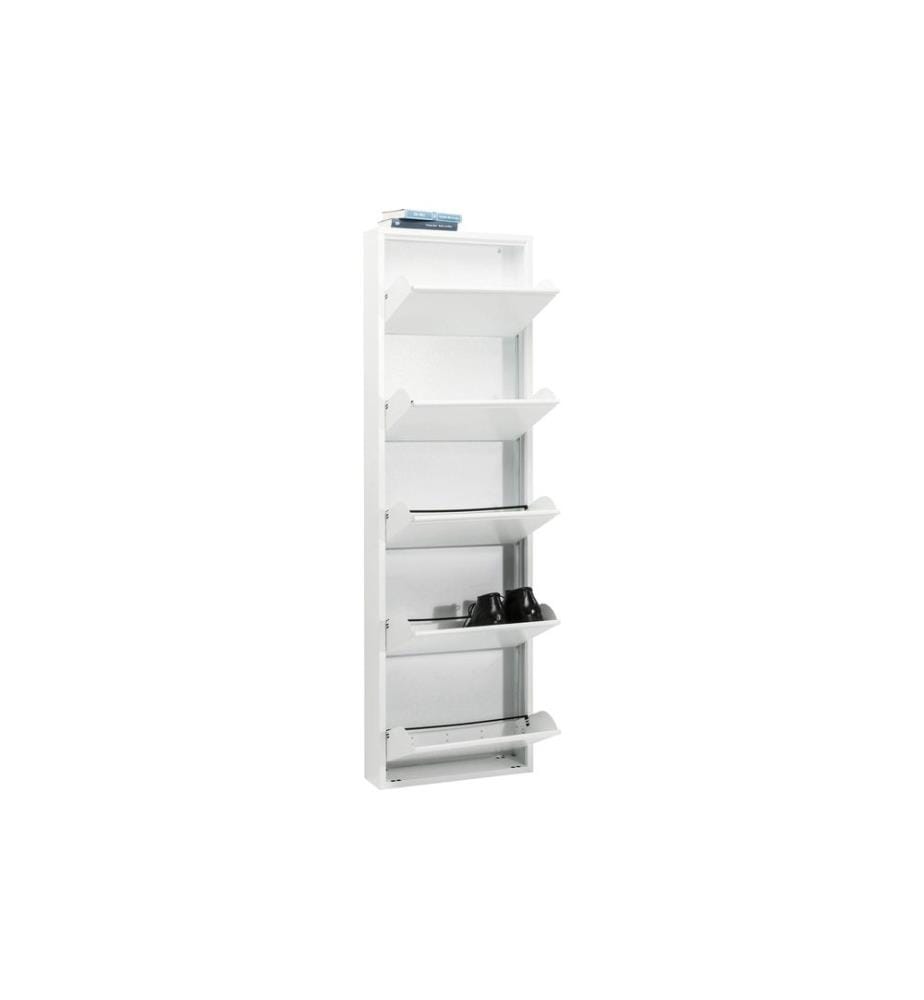Kare Mobiletto portascale Caruso 5 posti, 50 x 170 cm, bianco