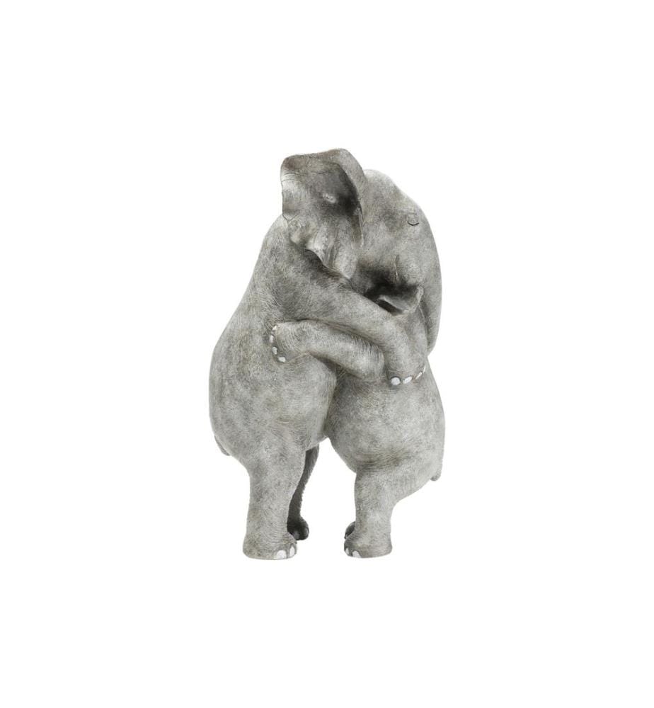 Kare Dekofigur Elephant Hug Grau