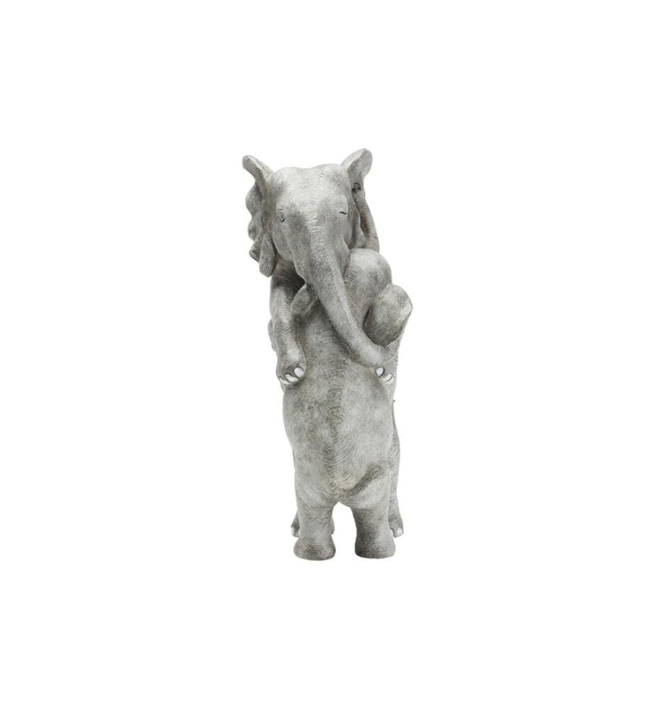 Kare Dekofigur Elephant Hug Grau