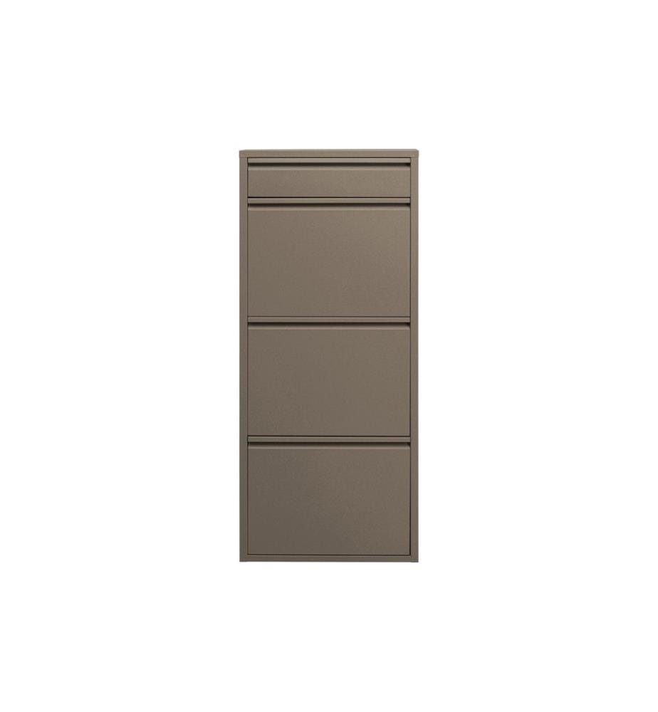 Kare Schuhschrank Caruso 3 Plus 1, Taupe