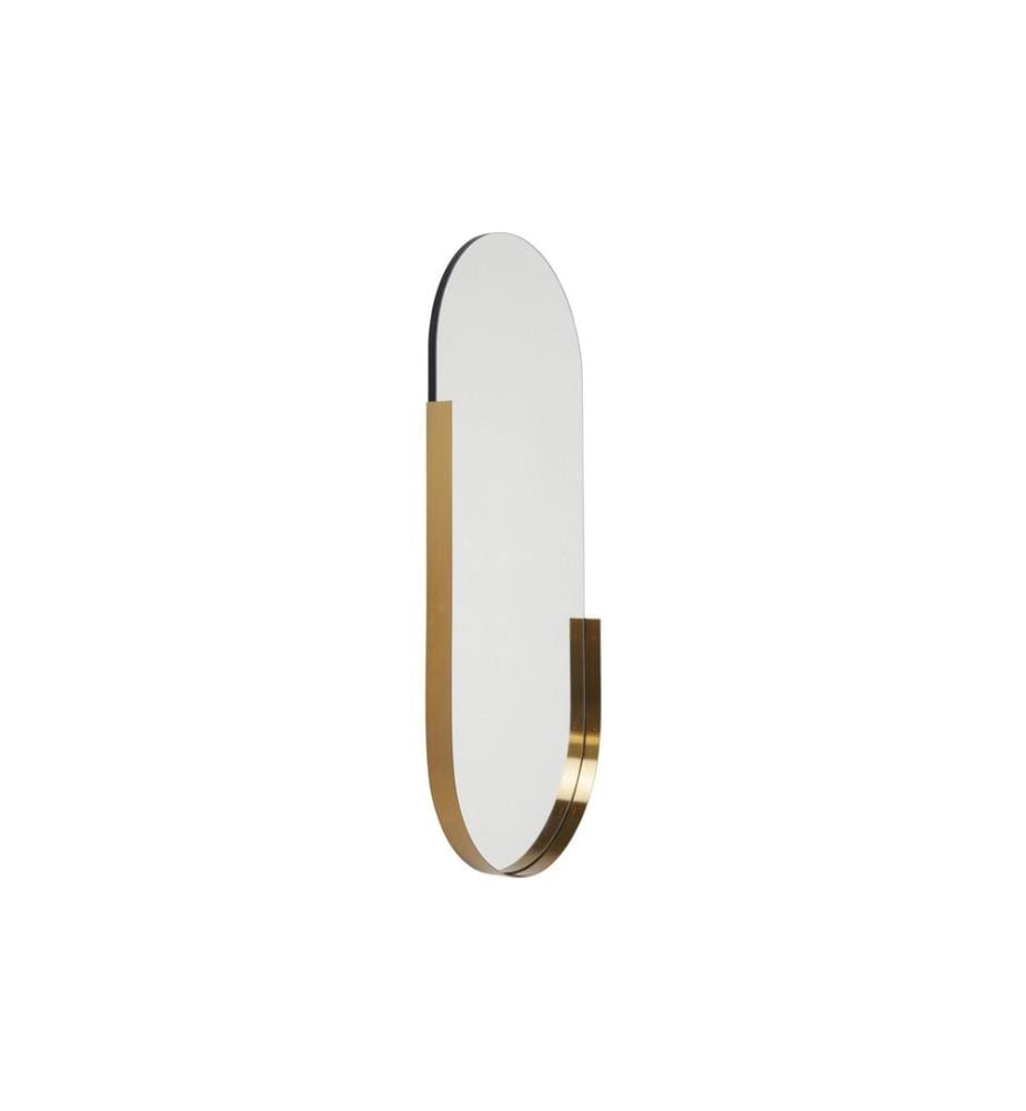 Kare Miroir Hipster Oval 50 x 114 cm, Gold