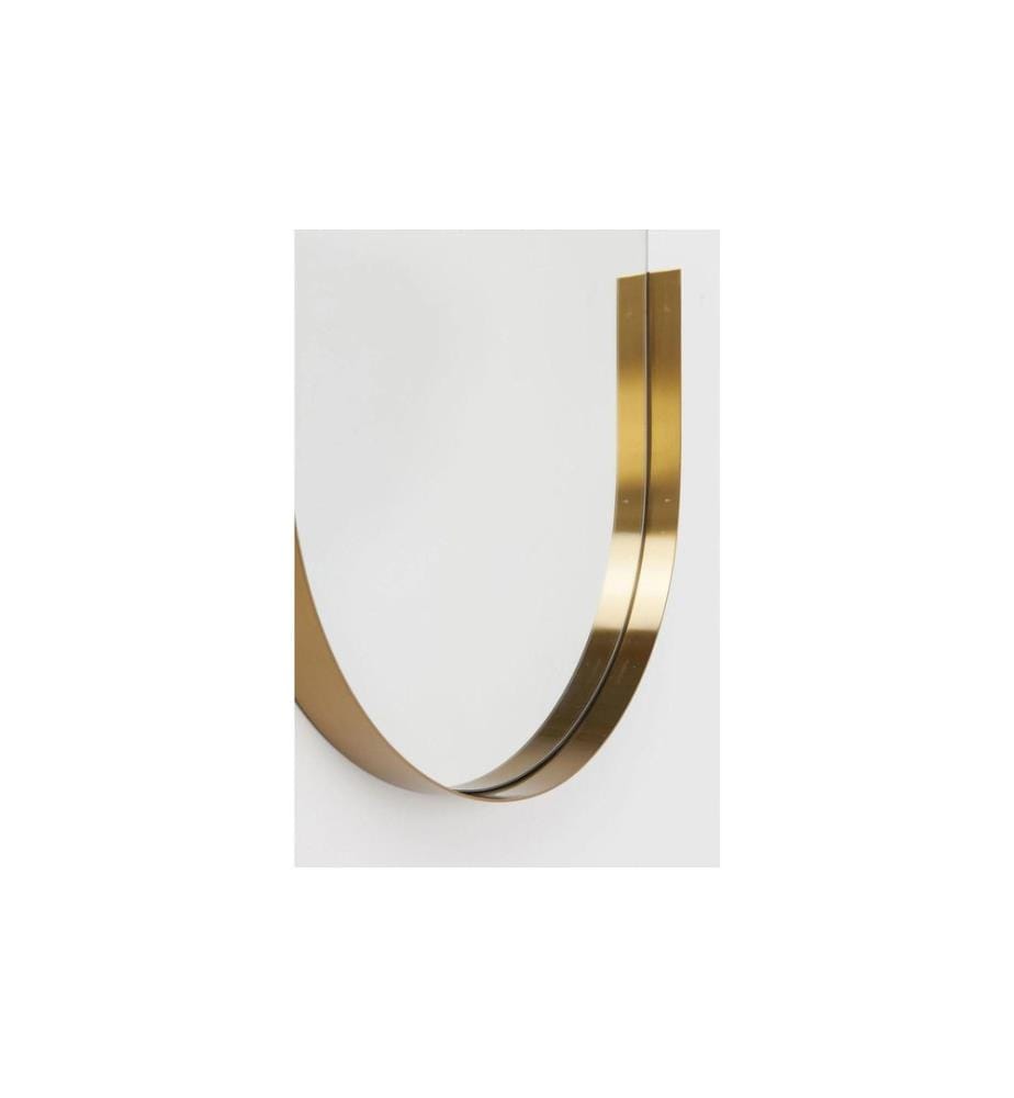 Kare Miroir Hipster Oval 50 x 114 cm, Gold