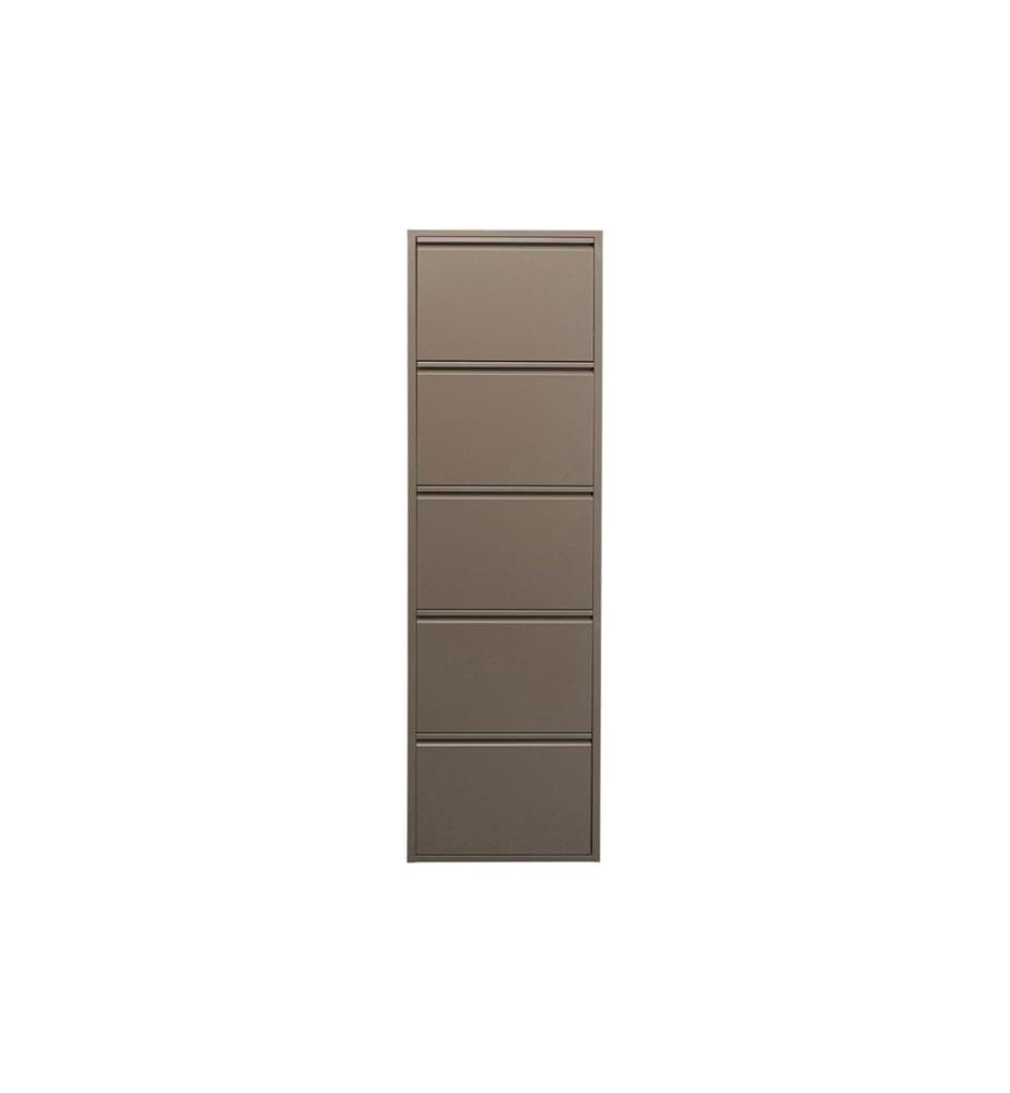 Mobiletto portascale Kare Caruso 5 posti, 50 x 170 cm, Marrone