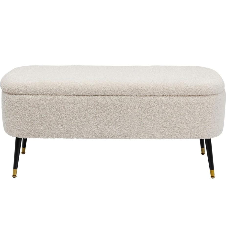 Kare Coffre d'assise Rico 109 cm, Blanc