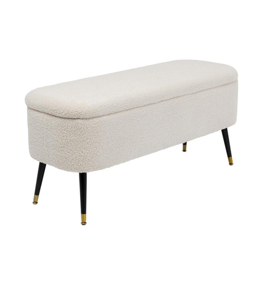 Kare Coffre d'assise Rico 109 cm, Blanc