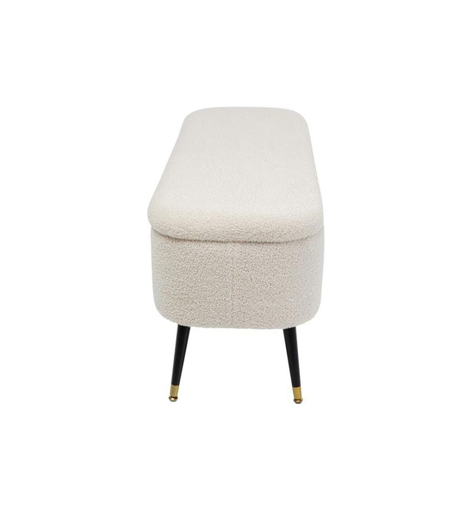 Kare Coffre d'assise Rico 109 cm, Blanc