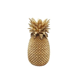 Kare Vase Pineapple 50 cm, Gold