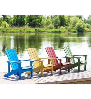Sedia da giardino ADIRONDACK Blu