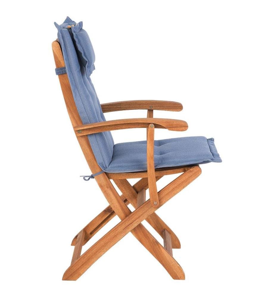 Chaise de jardin MAUI Acacia Bleu