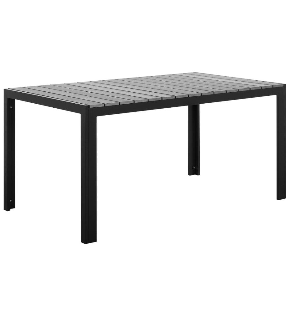 Gartentisch COMO 150 cm 90 cm Grau
