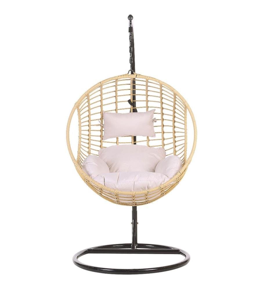 Hanging Chair with Stand ASPIO PE Rattan Natural