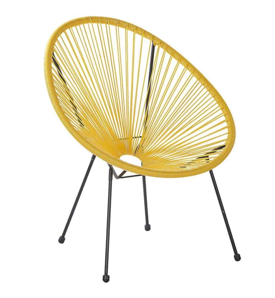 Chaise de jardin ACAPULCO II Polyrotin Jaune
