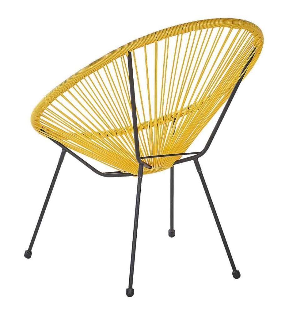 Chaise de jardin ACAPULCO II Polyrotin Jaune