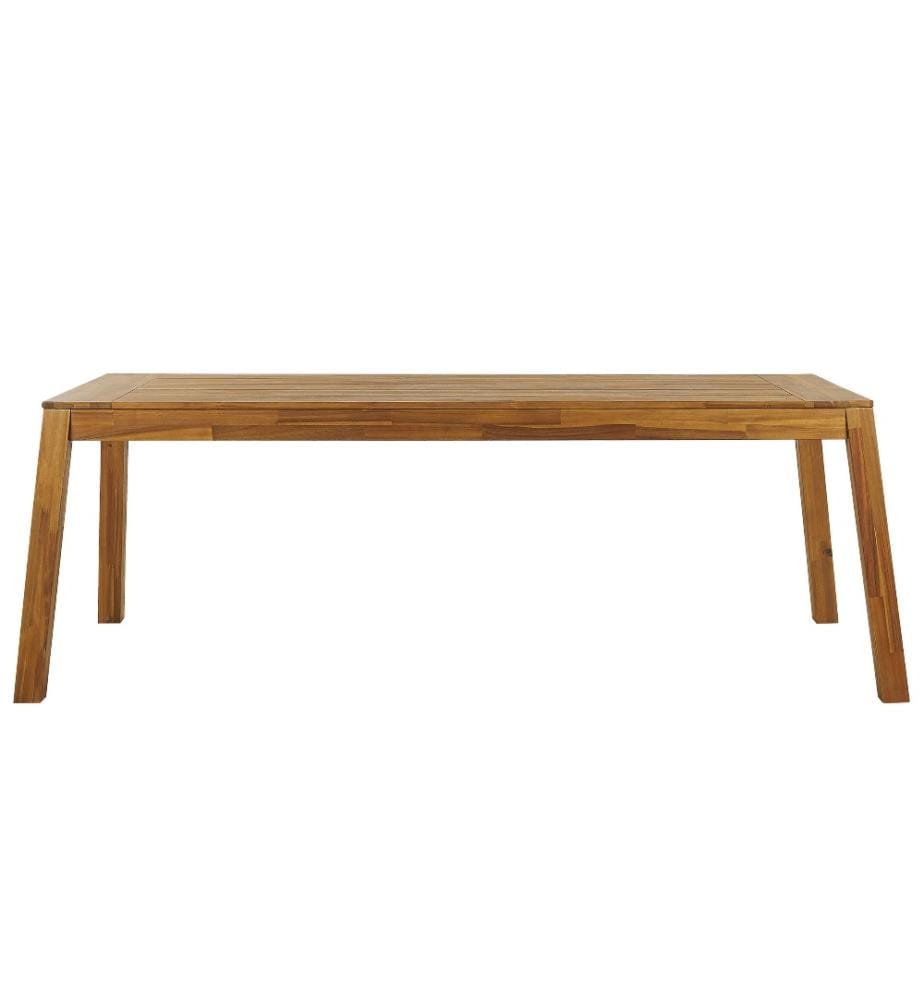 Table de salle à manger de jardin LIVORNO 210 cm 90 cm Acacia Marron