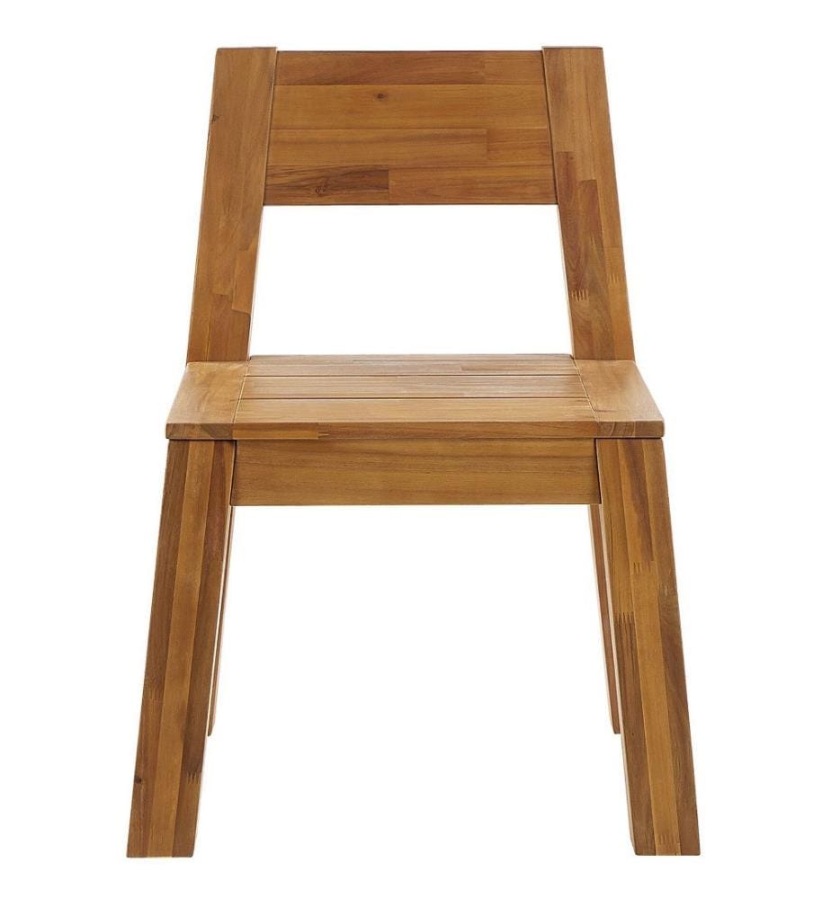 Garden Chair LIVORNO Acacia Wood Brown