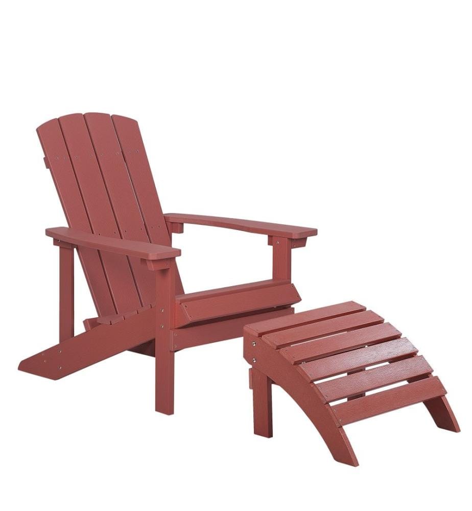 Chaise de jardin ADIRONDACK Rouge